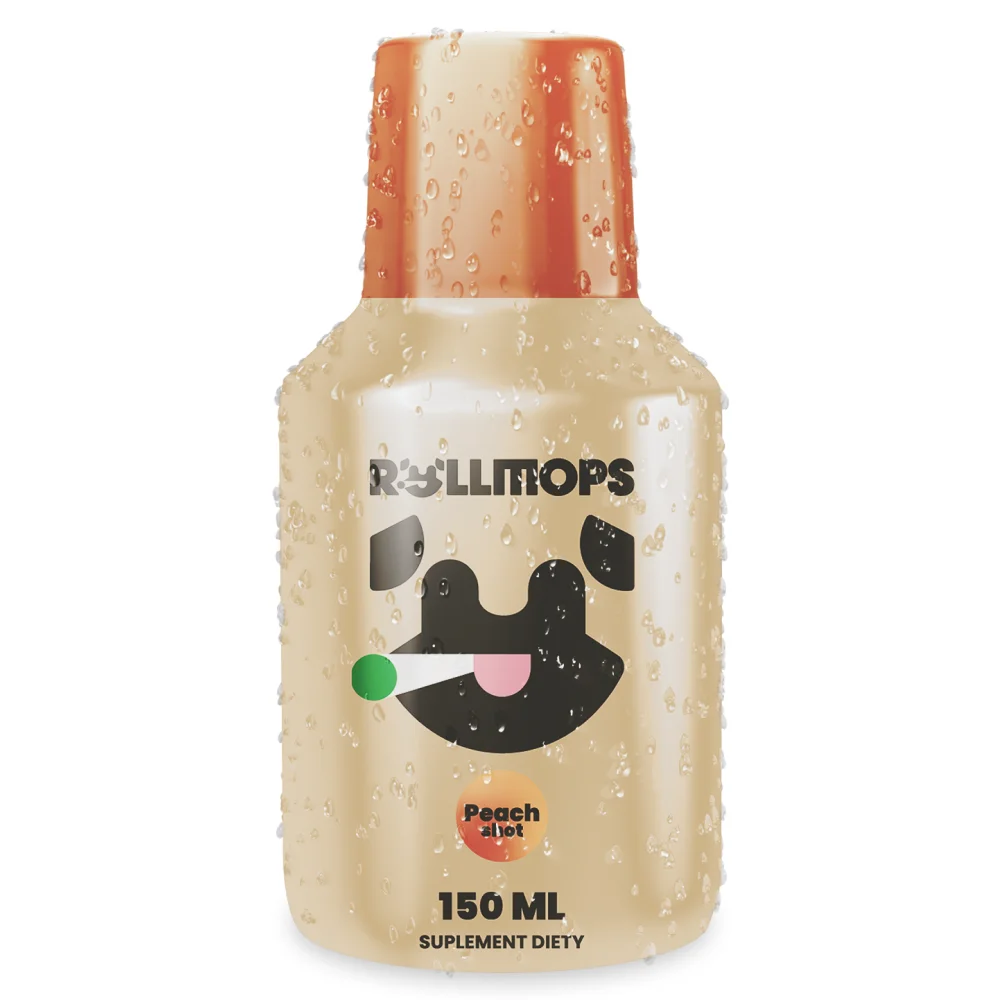 BombDope Rollshot Rollmops Peach 150ml